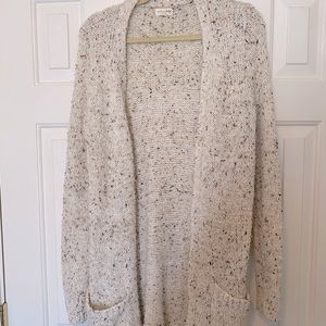Maison Jules oatmeal long cardigan
